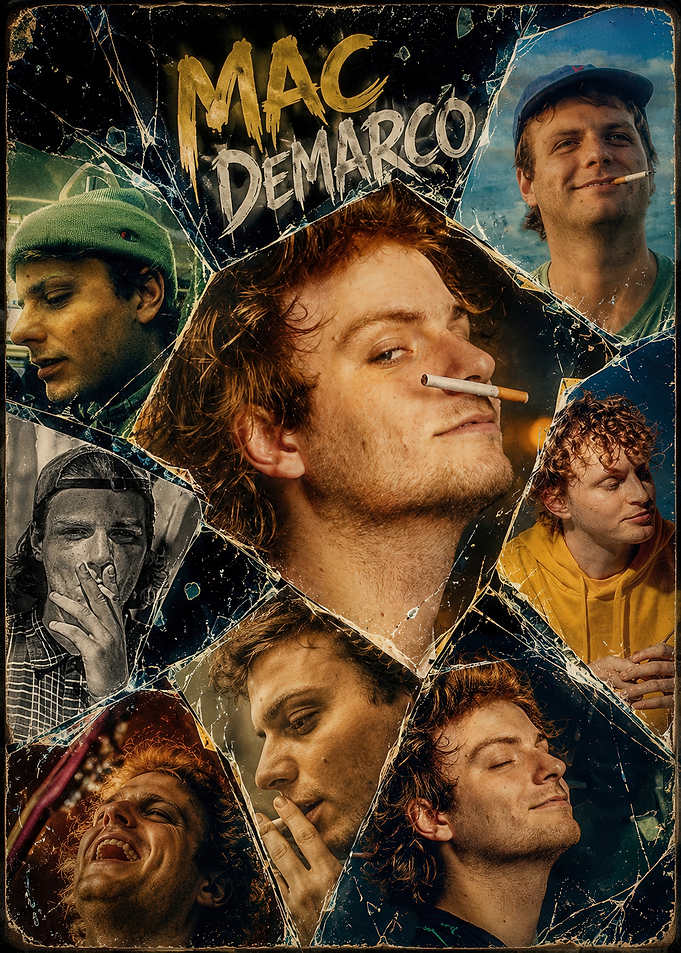 Mac DeMarco Collage Poster