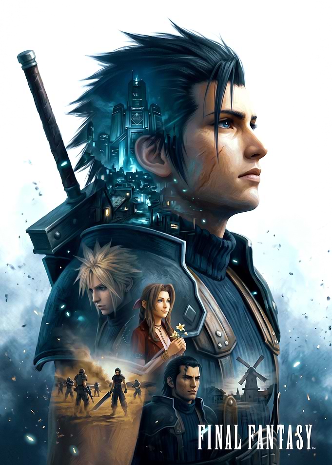 Final Fantasy VII Zack Fair Poster