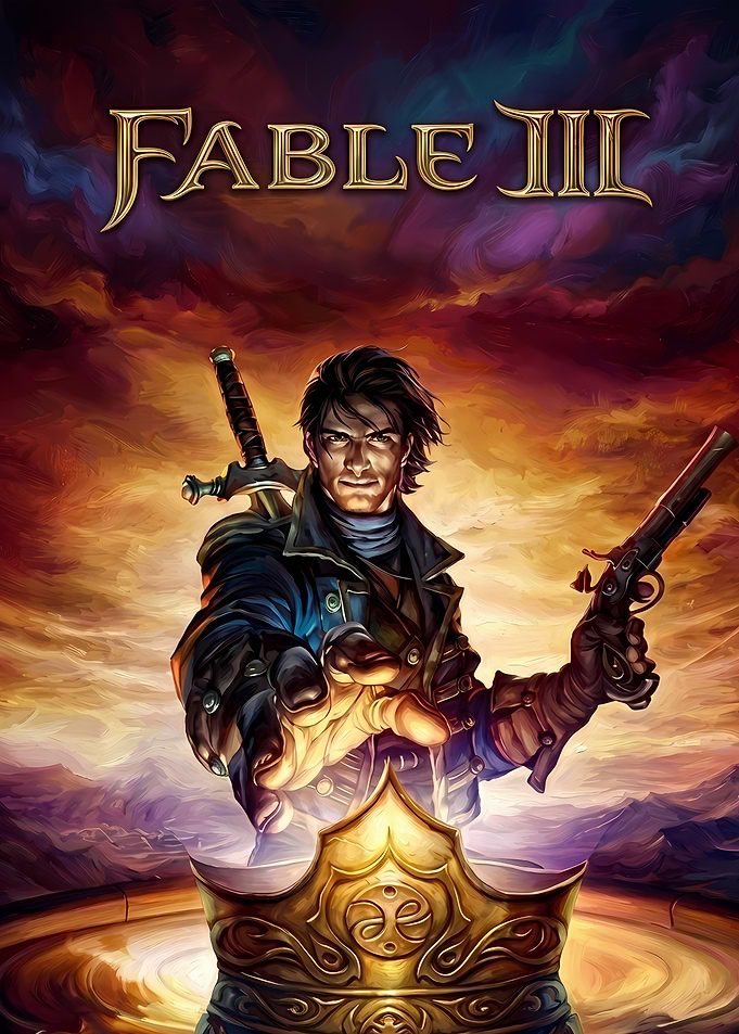 Fable III Video Game Cover Art