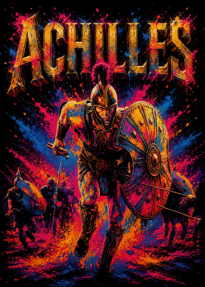 Achilles Warrior Battle Art