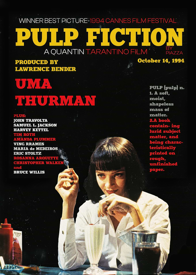 Pulp Fiction Movie Poster