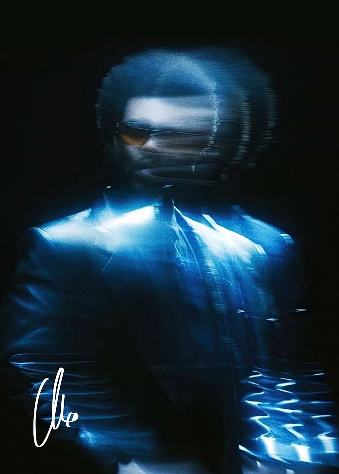 The Weeknd Motion Blur Portrait