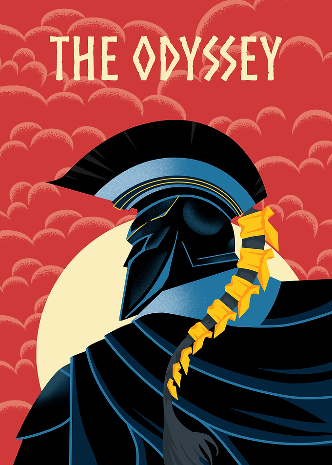 The Odyssey Spartan Warrior Poster