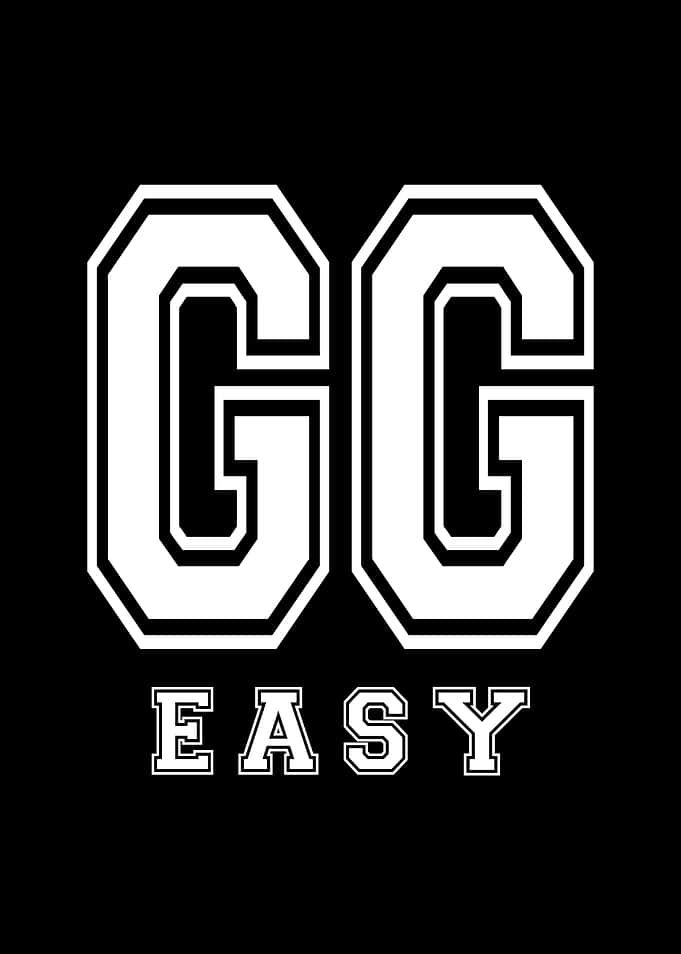 GG Easy Gaming Text Art