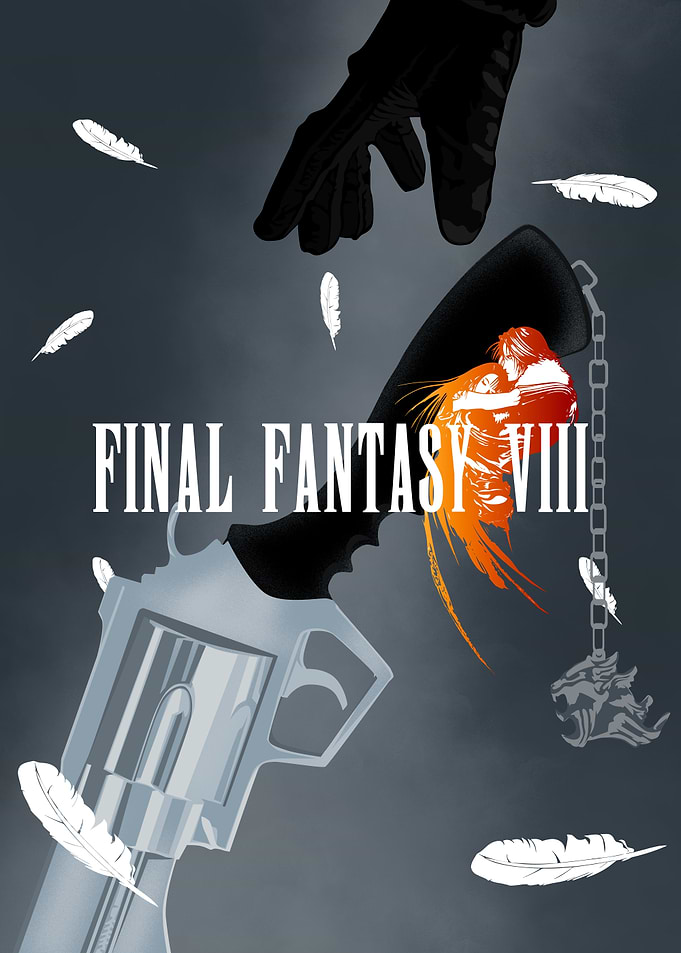Final Fantasy VIII Gunblade Poster