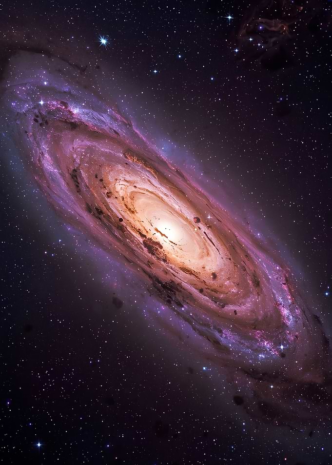 Stunning Spiral Galaxy in Deep Space
