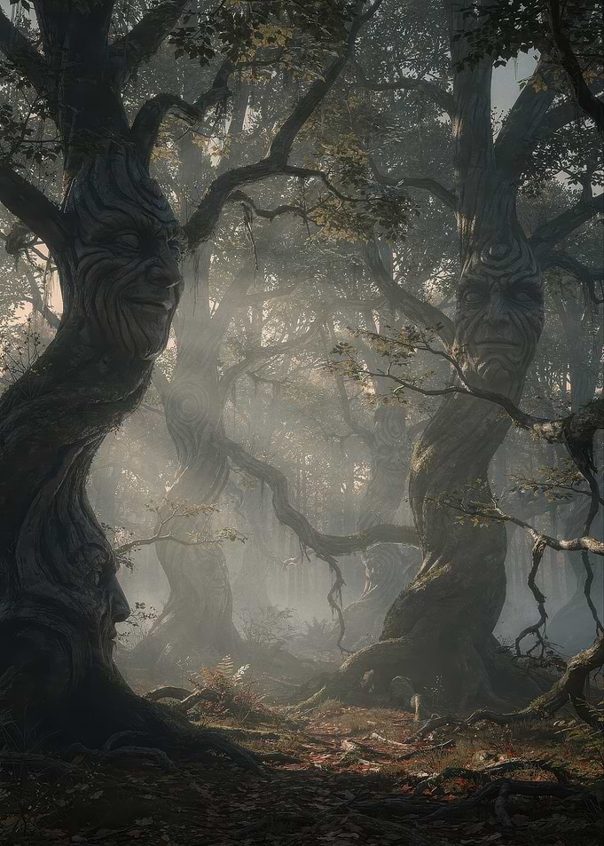 Enchanted Forest with Ancient Ents