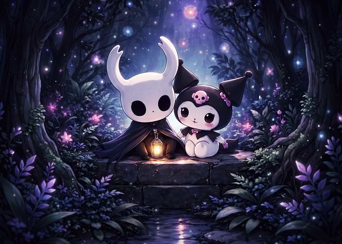 The Knight and Kuromi Forest Encounter