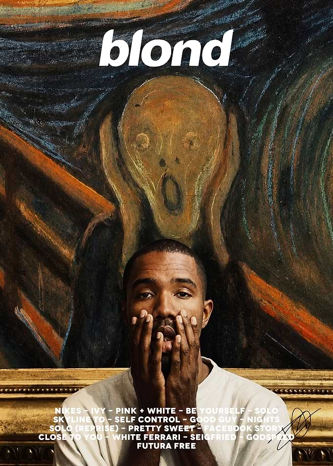Frank Ocean Blond Scream Mashup Poster