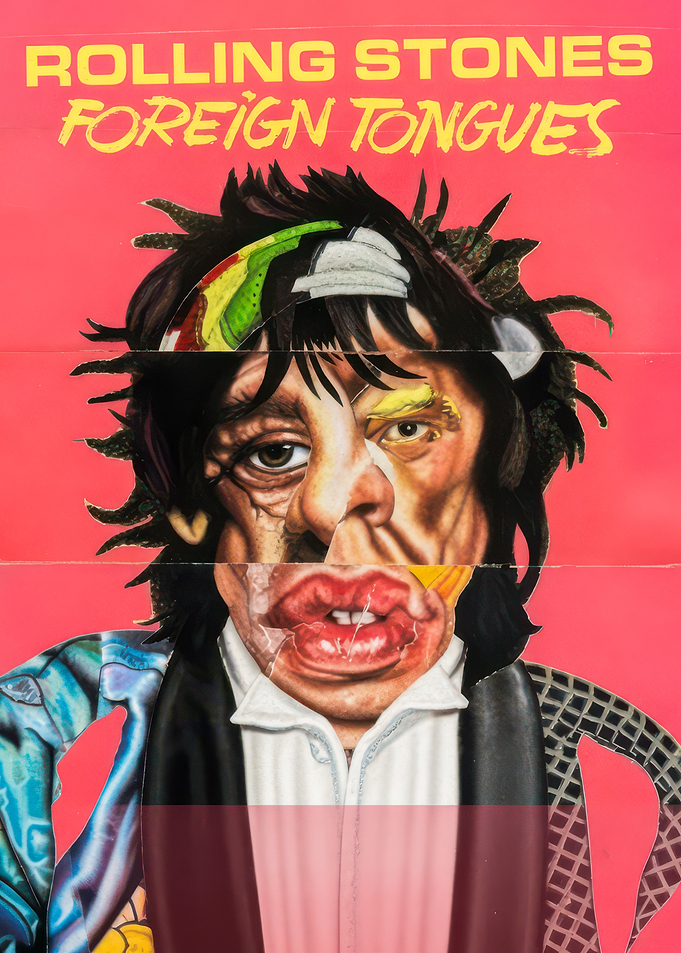 Rolling Stones Foreign Tongues Poster