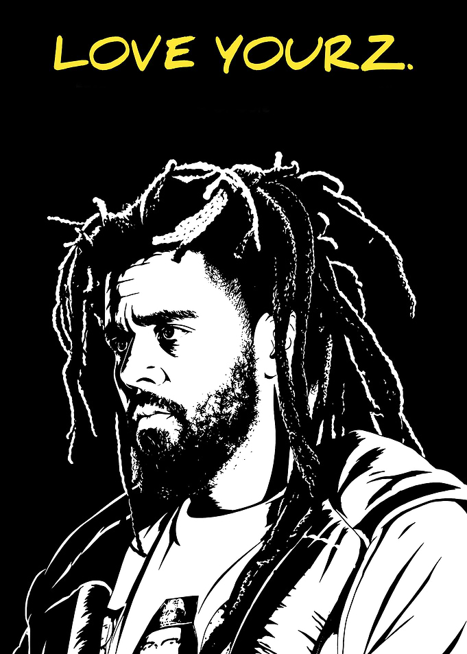 J. Cole Love Yourz Poster