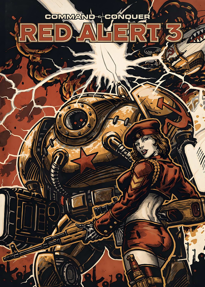 Command & Conquer Red Alert 3 Poster