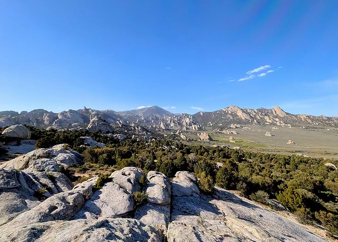 Scenic View of City of Rocks