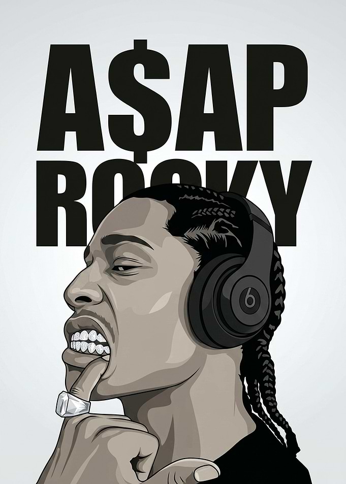 A$AP Rocky Portrait