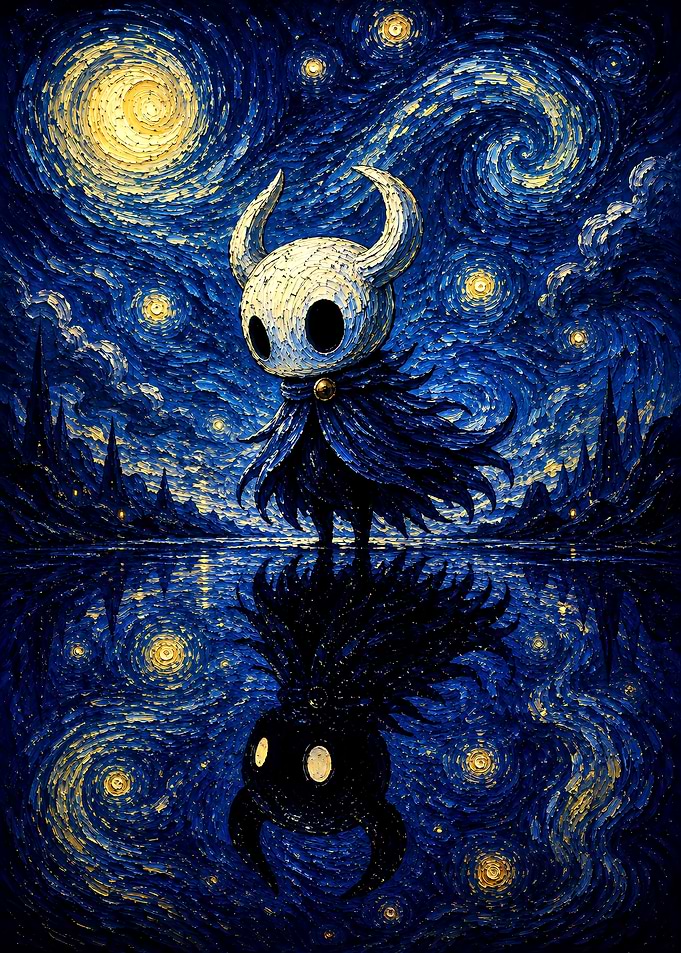 Hollow Knight Starry Night Mashup