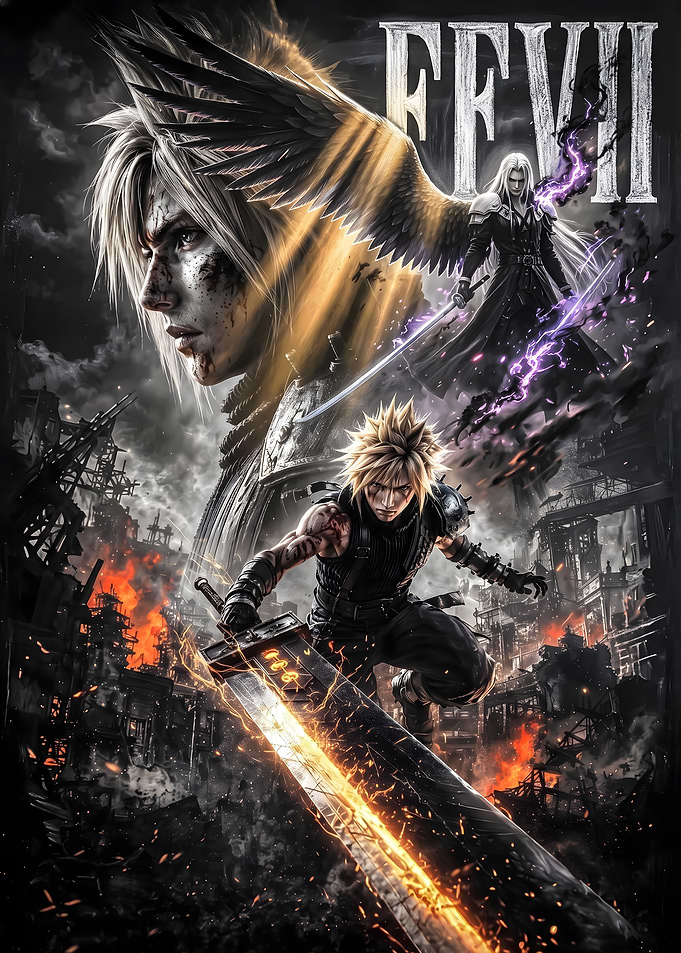 Final Fantasy VII Remake Poster