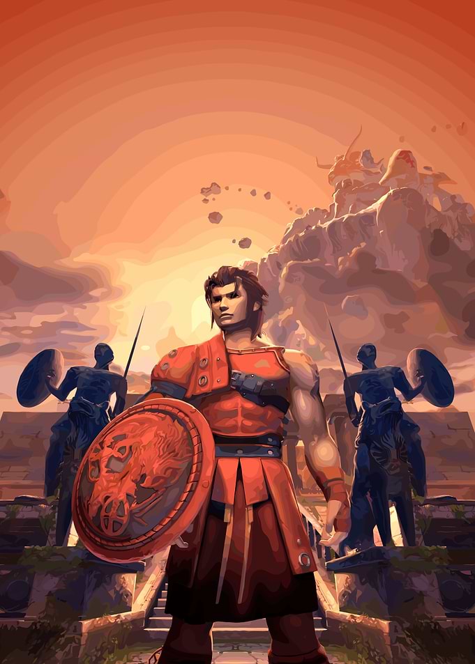 Rygar The Warrior Standing
