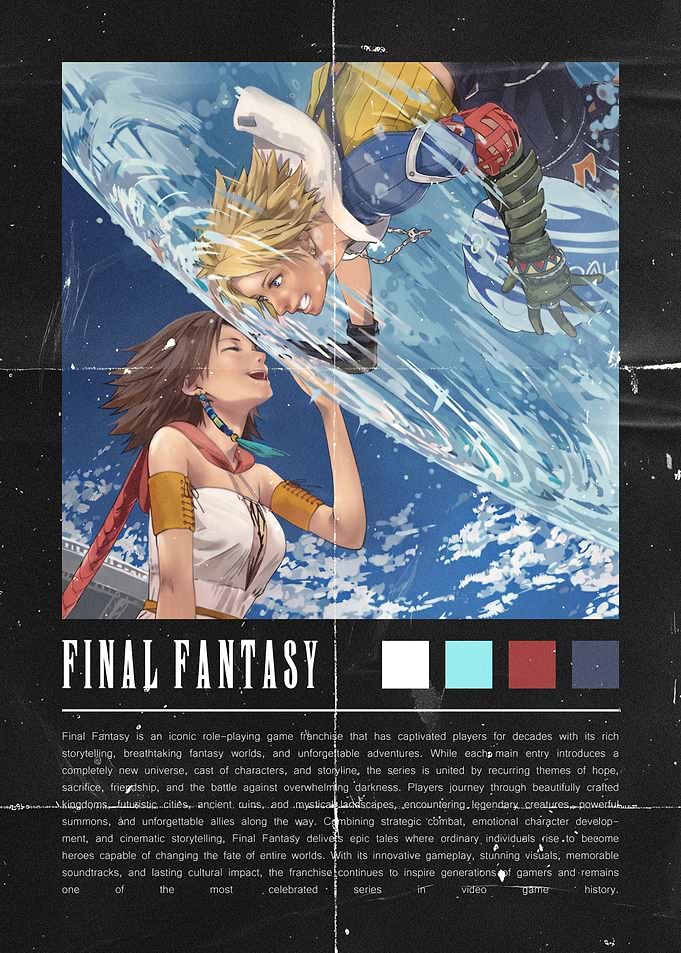 Final Fantasy X Tidus and Yuna