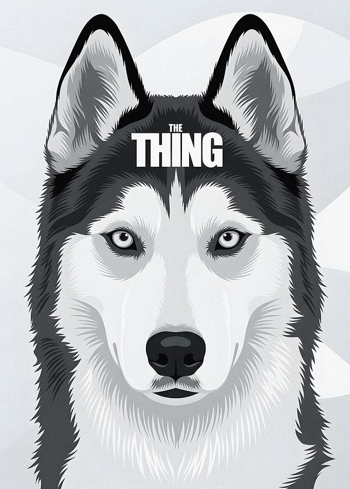 The Thing Husky Movie Poster