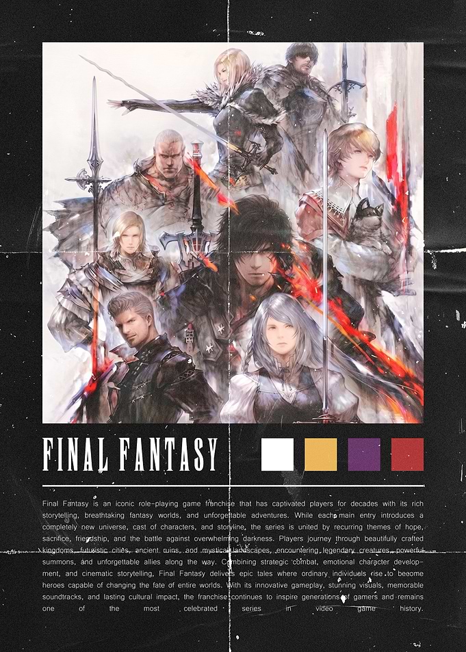 Final Fantasy XVI Character Poster
