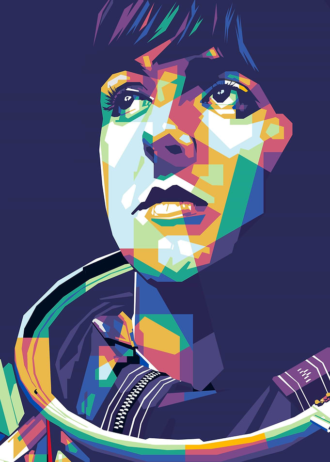 Paul McCartney WPAP Pop Art Astronaut Portrait