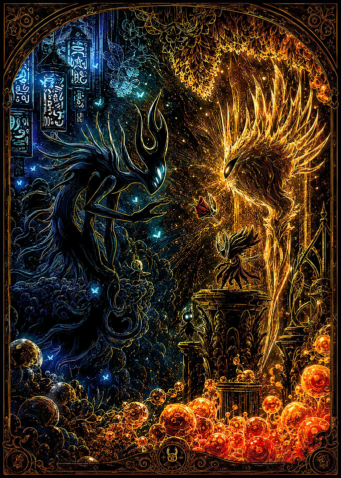 Hollow Knight Radiance and Shade Encounter