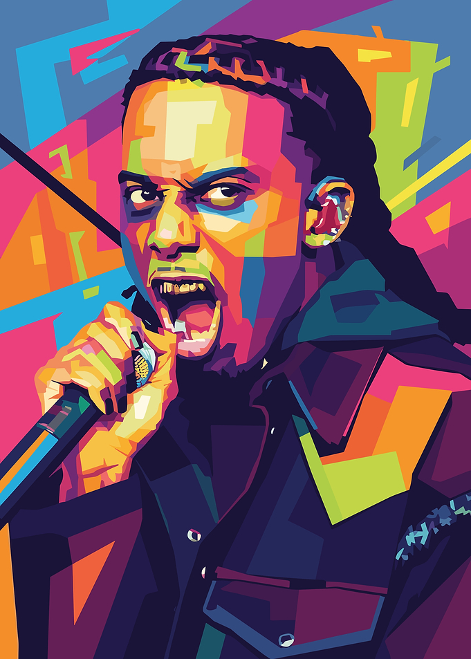Playboi Carti Pop Art Portrait