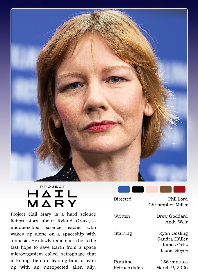 Project Hail Mary Movie Poster Concept