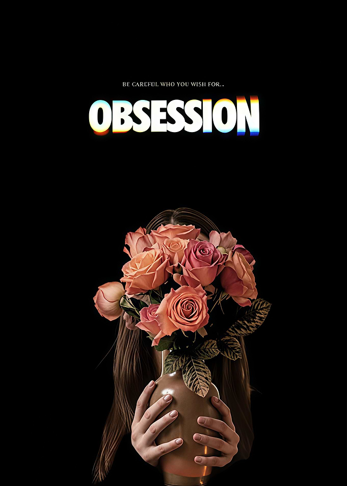 Obsession Movie Poster with Roses