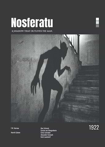 Nosferatu 1922 Minimalist Movie Poster