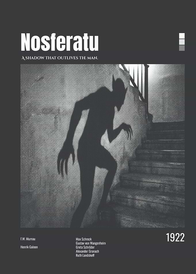 Nosferatu 1922 Minimalist Movie Poster
