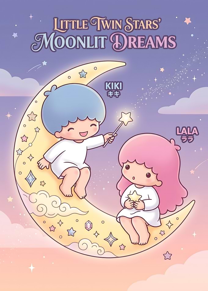 Little Twin Stars Moonlit Dreams