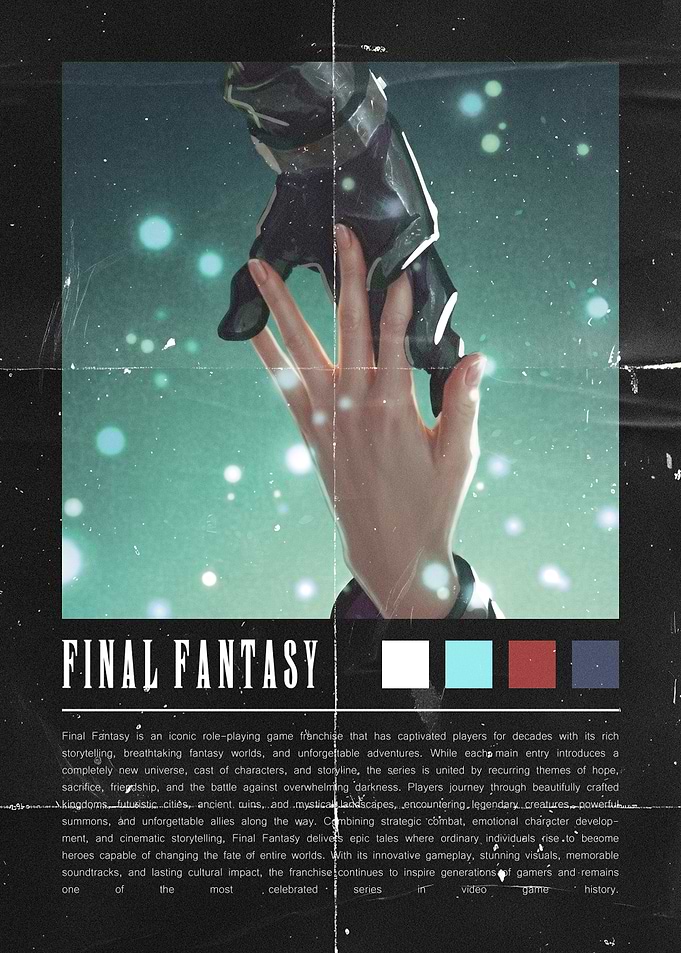 Final Fantasy Aesthetic Poster