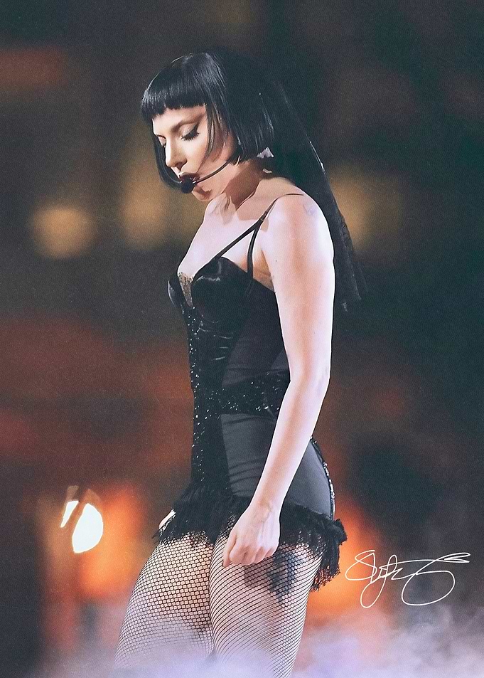 Lady Gaga Performing on Stage