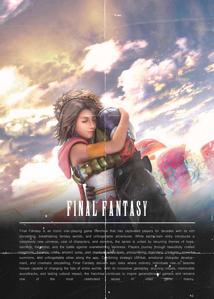 Final Fantasy X Yuna and Tidus