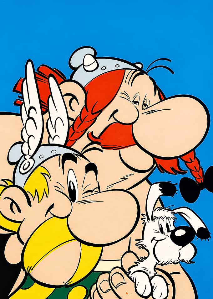 Asterix, Obelix, and Dogmatix