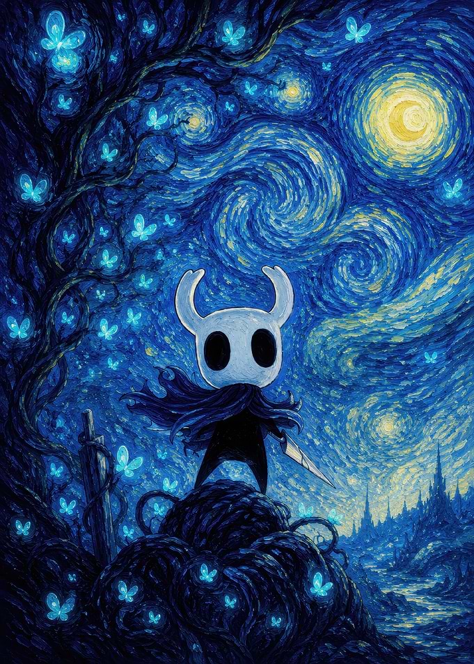 Hollow Knight Starry Night