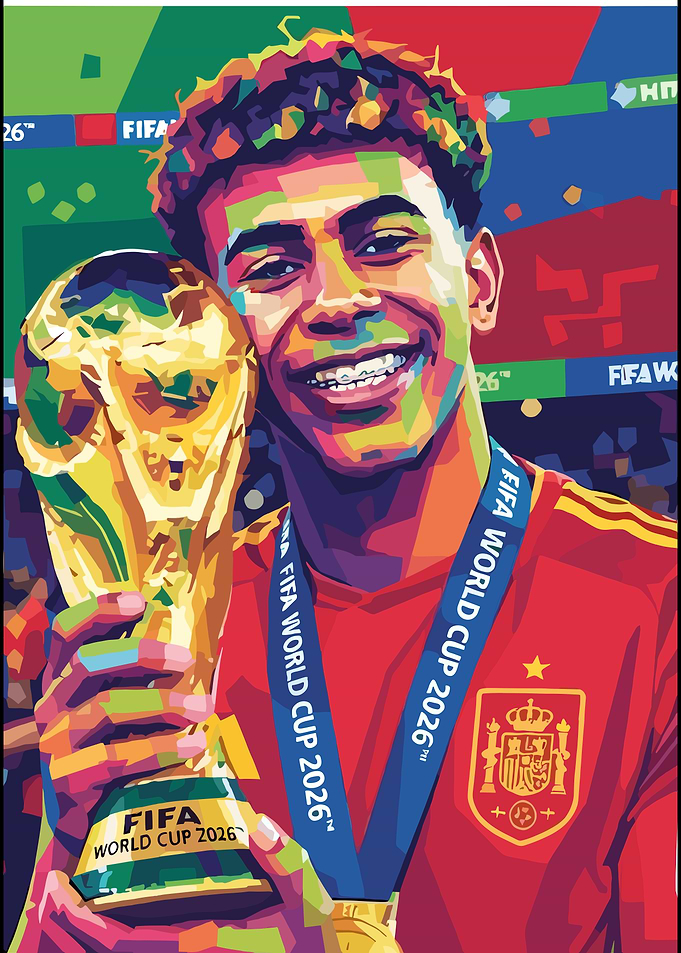 Lamine Yamal World Cup Pop Art