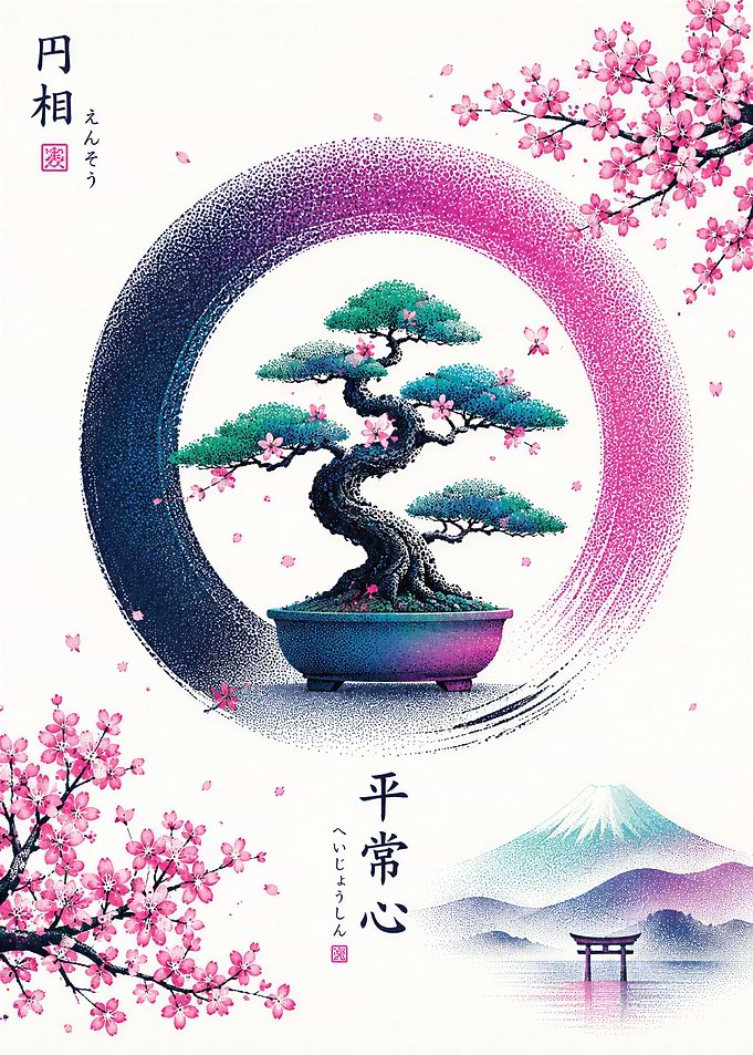 Zen Bonsai Enso Circle