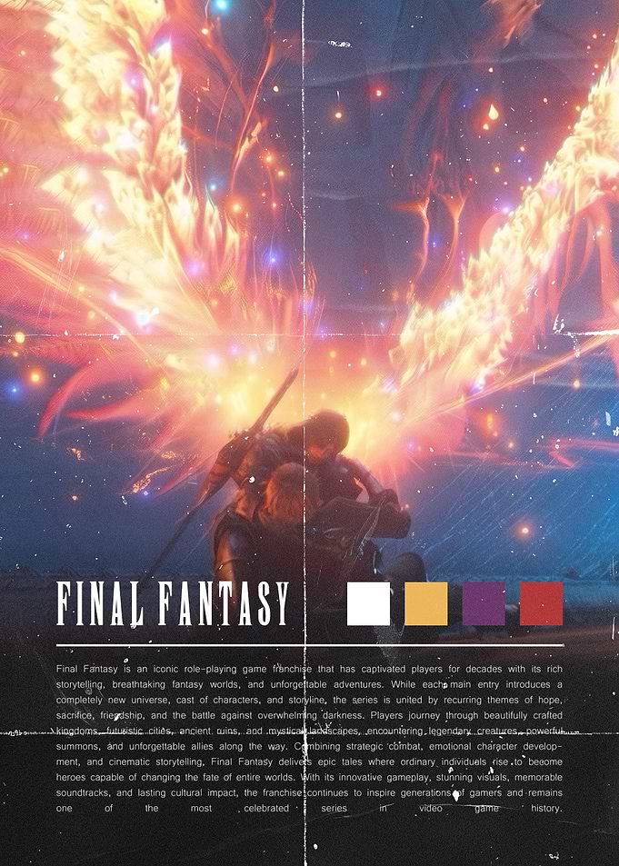 Final Fantasy XVI Phoenix Poster