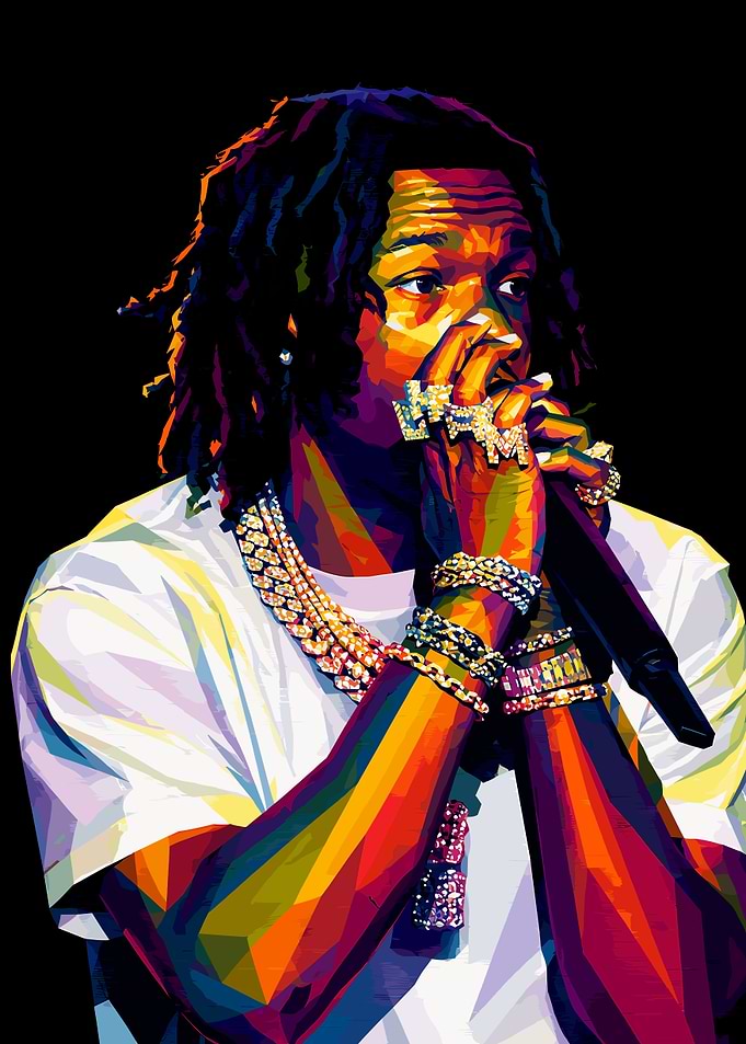 Lil Baby Pop Art Portrait