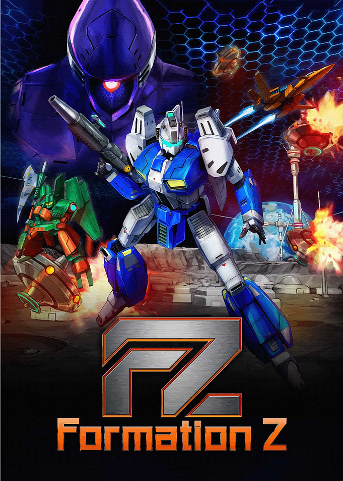 Formation Z Retro Arcade Game Poster