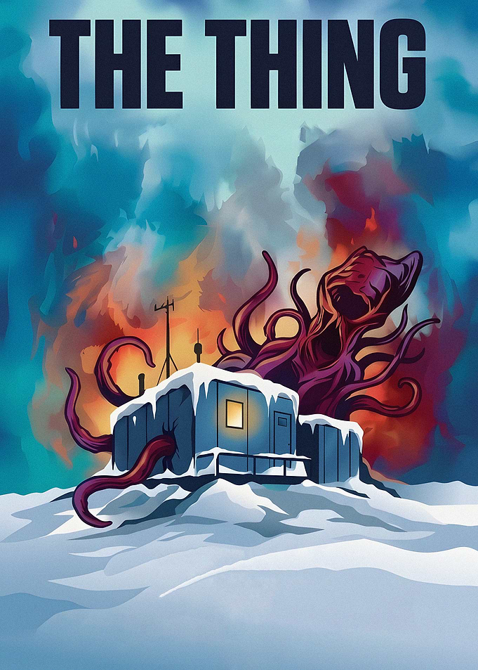 The Thing Movie Poster Art