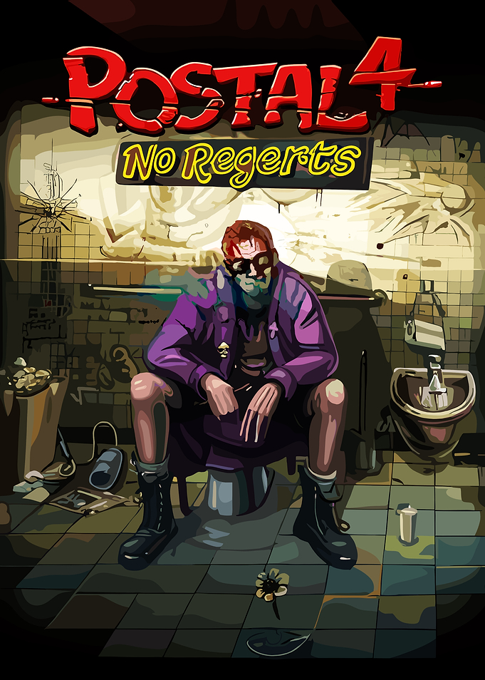 Postal 4 No Regerts Game Poster