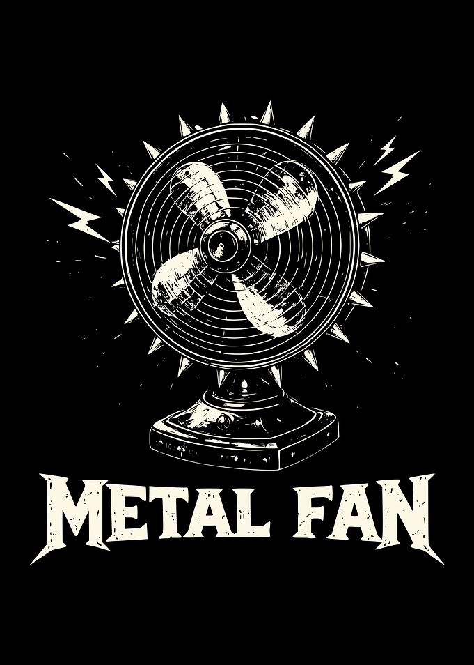 Metal Fan Heavy Metal Pun