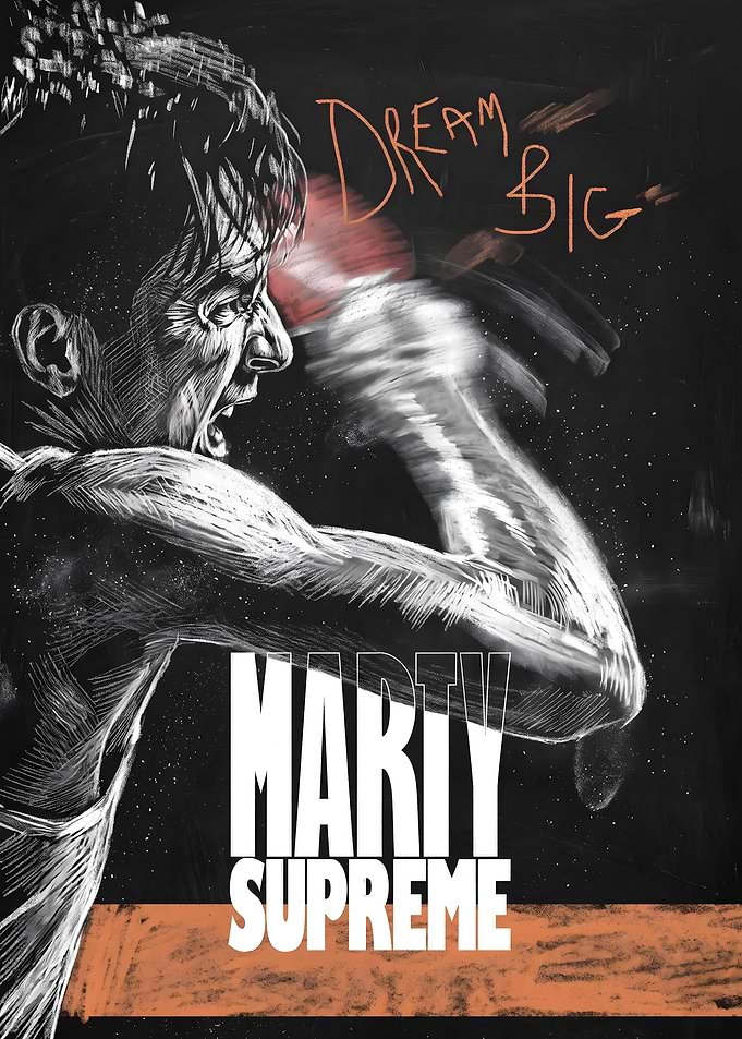 Marty Supreme Dream Big Boxing Poster