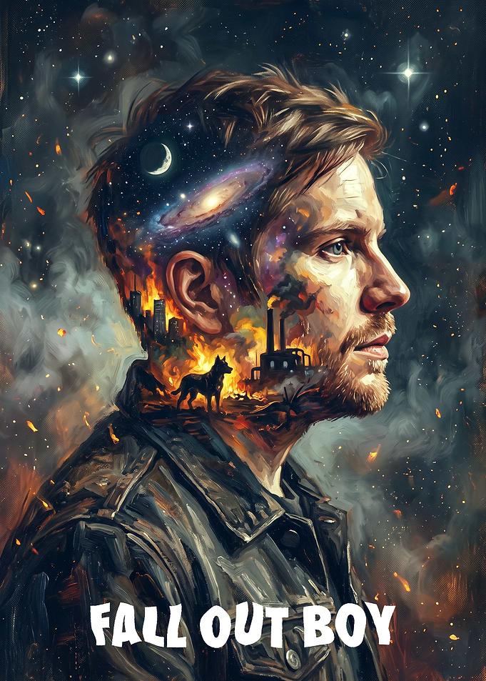Fall Out Boy Surreal Portrait
