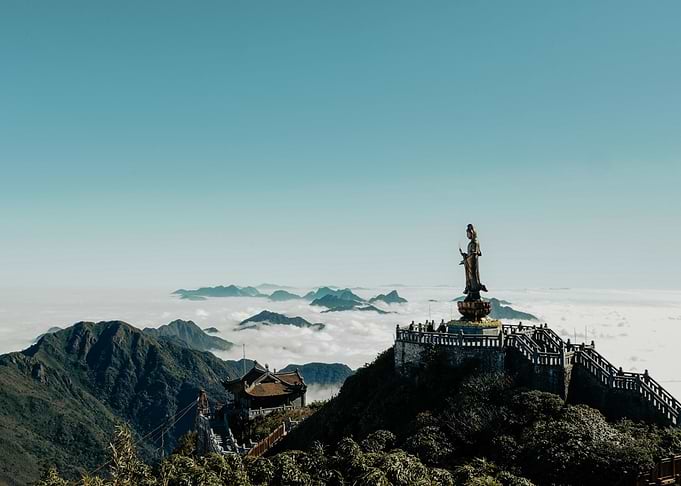 Fansipan Mountain Buddha Statue Vietnam