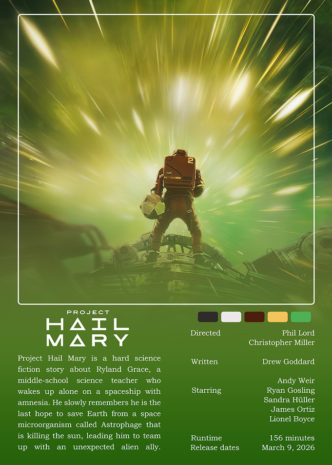 Project Hail Mary Movie Poster