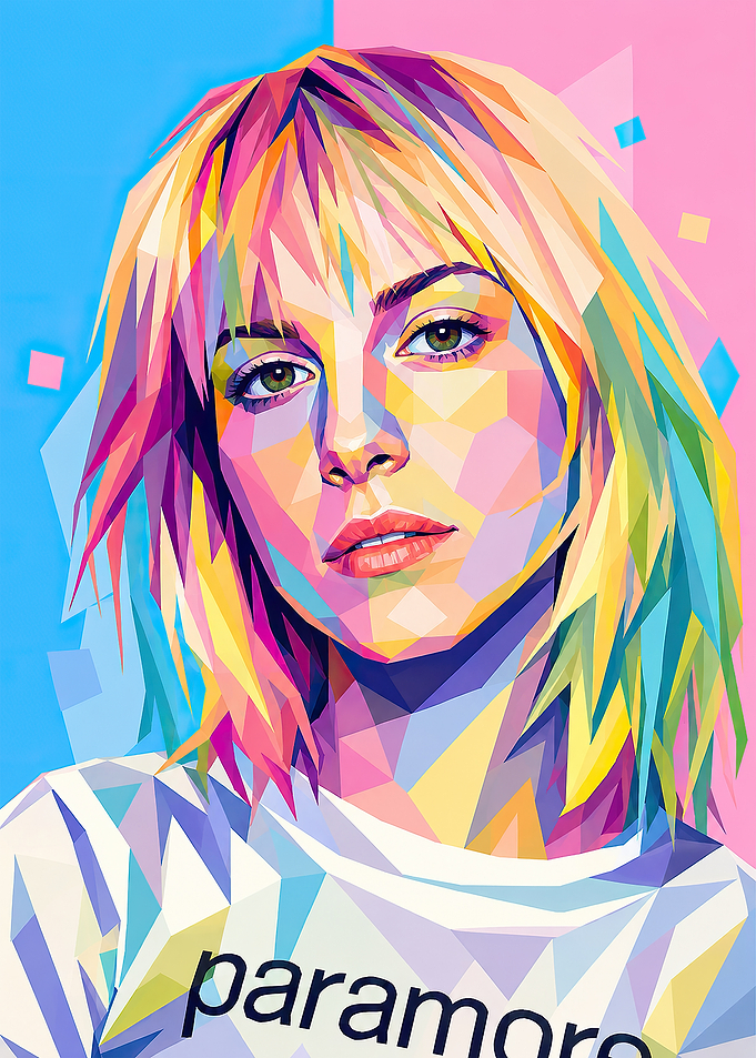 Hayley Williams Paramore Pop Art Portrait